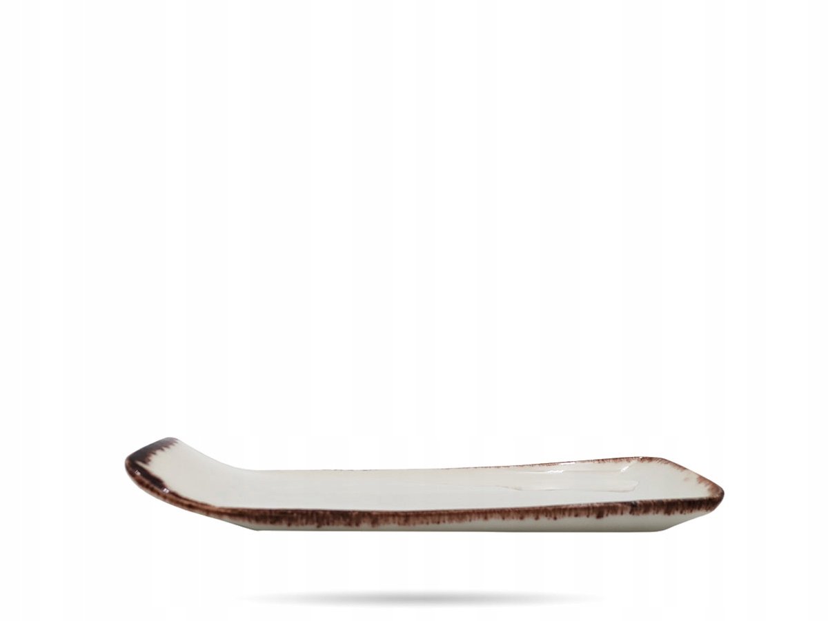 Fine Dine Vanille Serveerschaal 215x90mm - Beige Porselein
