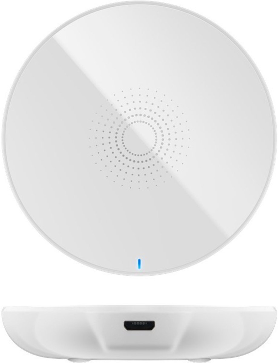 Draadloze lader met Qi Wireless Charging technologie - 1A / wit
