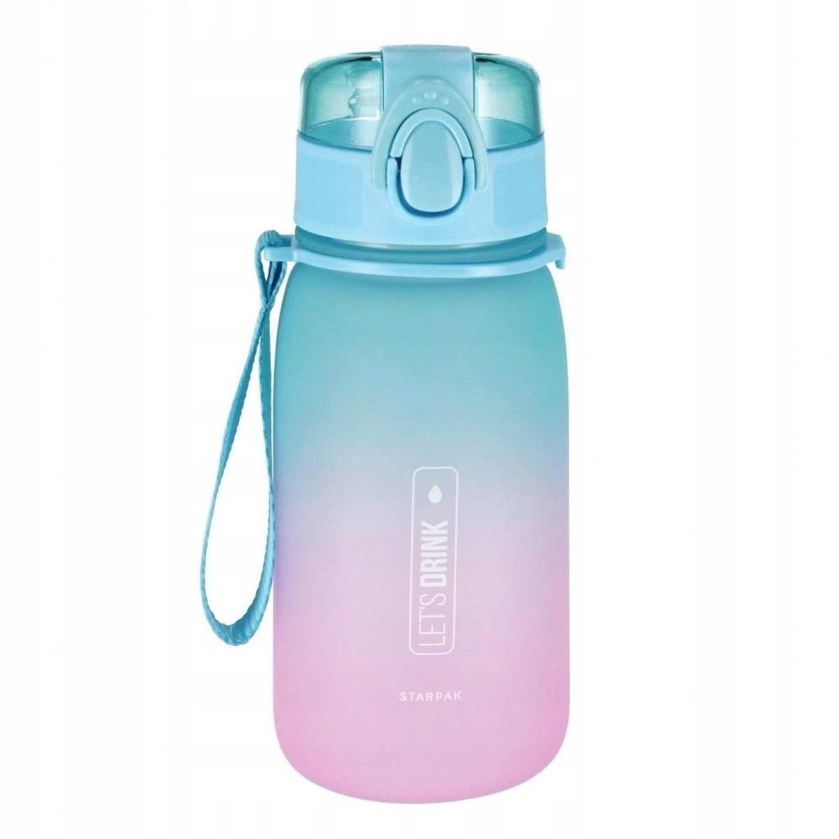 Bidon Ombre Blue-Pink 400ml - Ideaal voor school