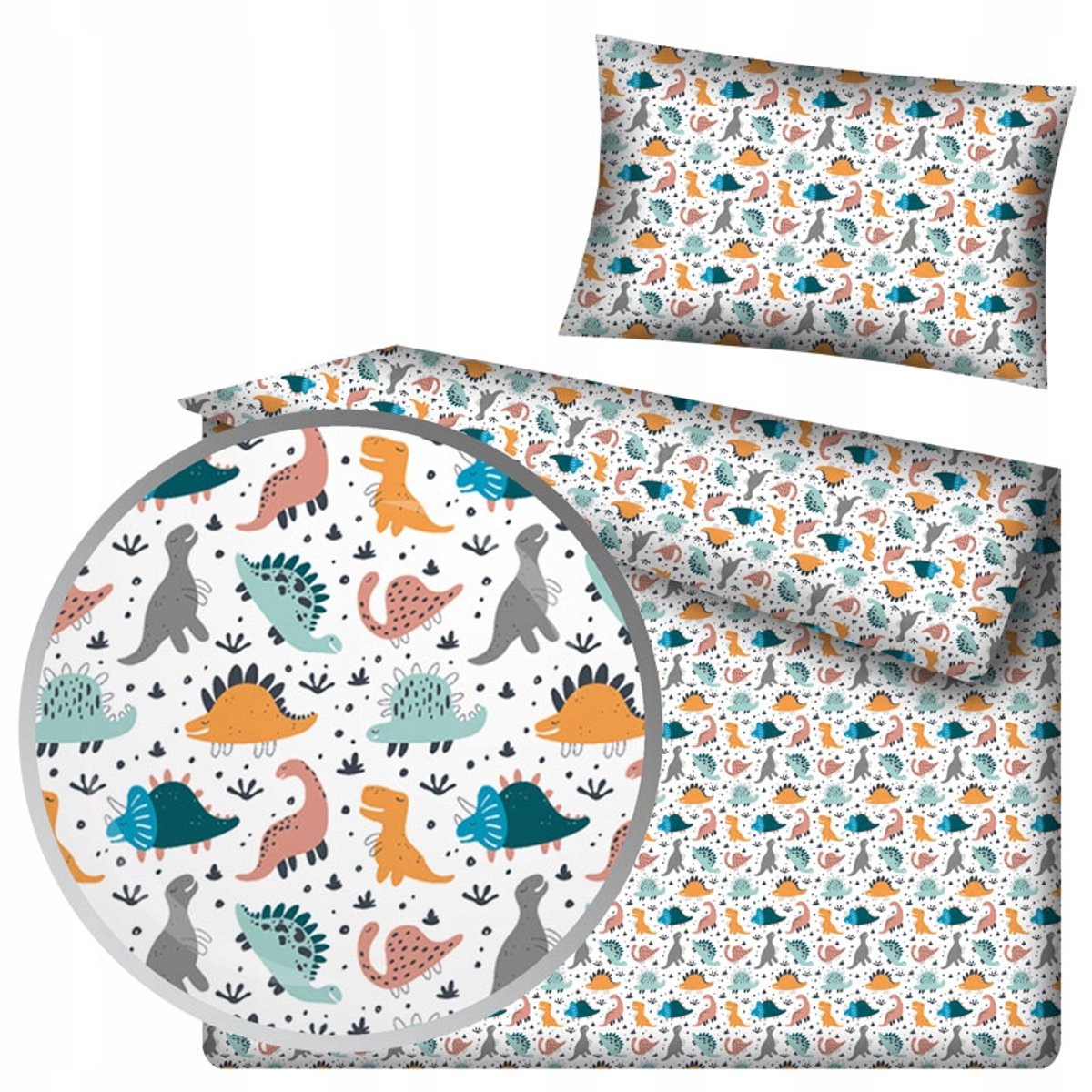 Dino Beddengoed Katoen 140x200cm - Jurassische Park Stijl