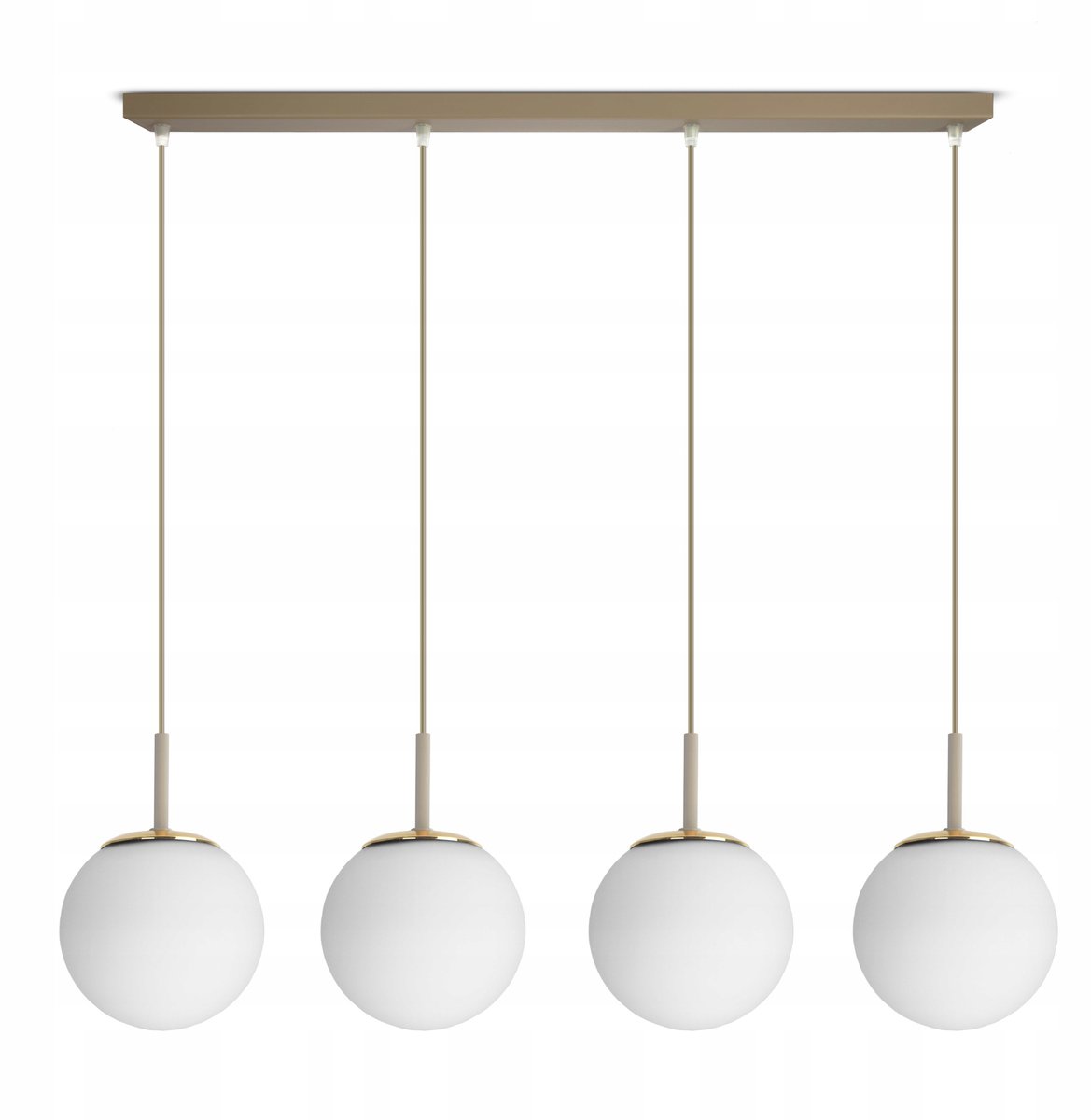 Hanglamp Beige Goud G9 LED 564-BZ4 - Stijlvol boven de eettafel