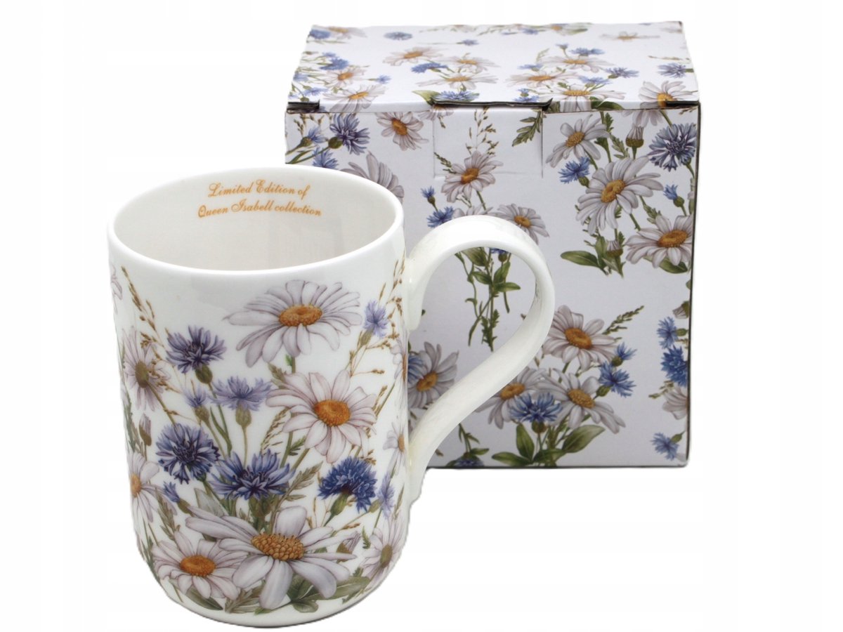 Koningin Isabell Porseleinen Mok 400ml - Wilde Bloemen Limited Edition