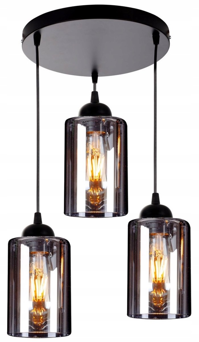 Hanglamp Plafond Chroom Modern Design 3xE27