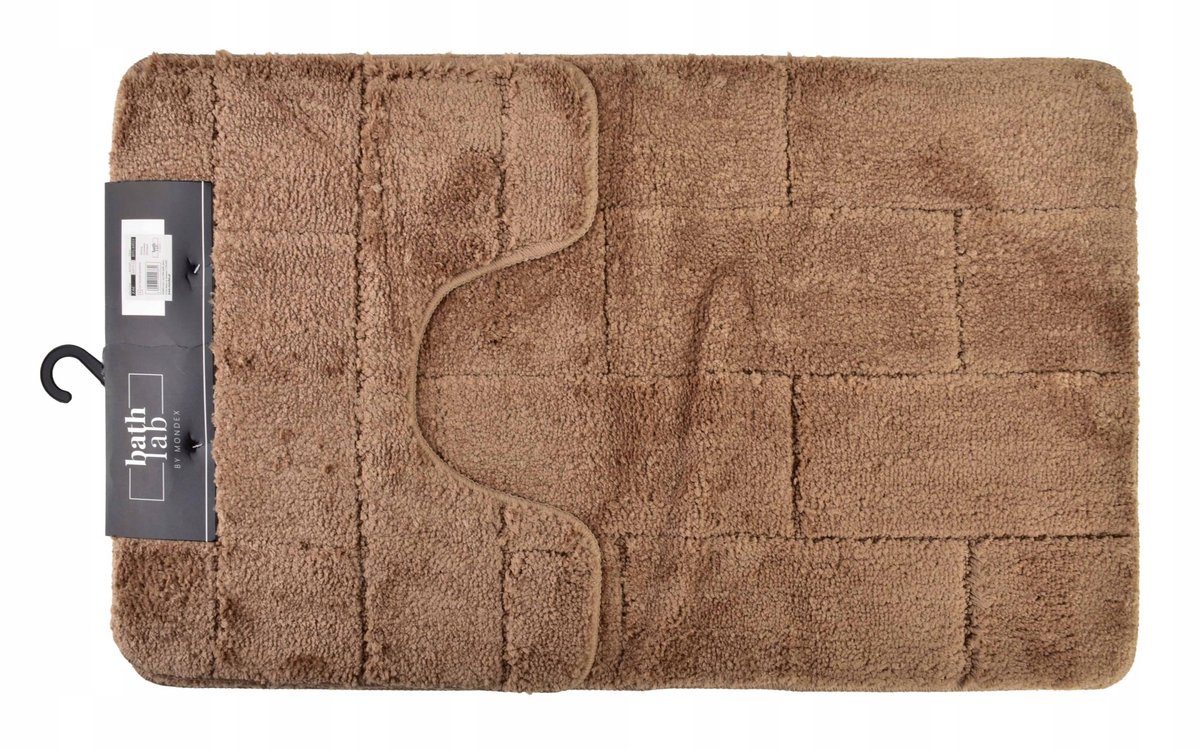 ZAC Badkamermat Set van 2 50x37/50x80cm Bruin
