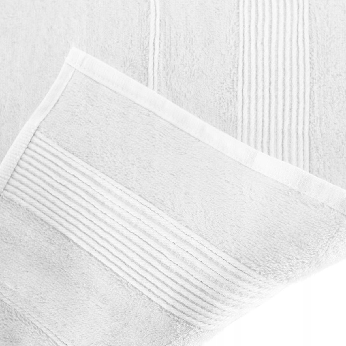 Bamboe Handdoek 50x90cm Wit - Antibacterieel & Zacht