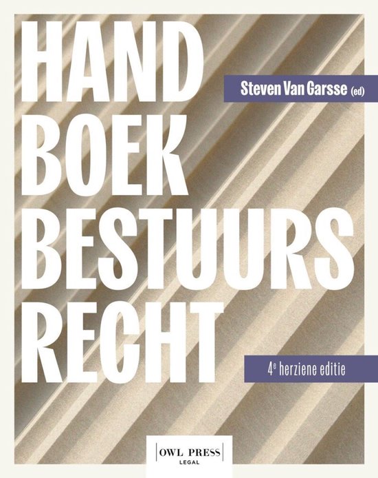 Handboek bestuursrecht - cover