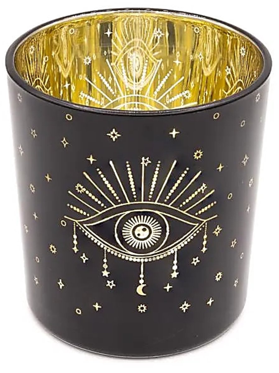 Phoenix Import Mani Bhadra Sfeerlicht metallic Alziend oog - 7,3 cm x 8 cm