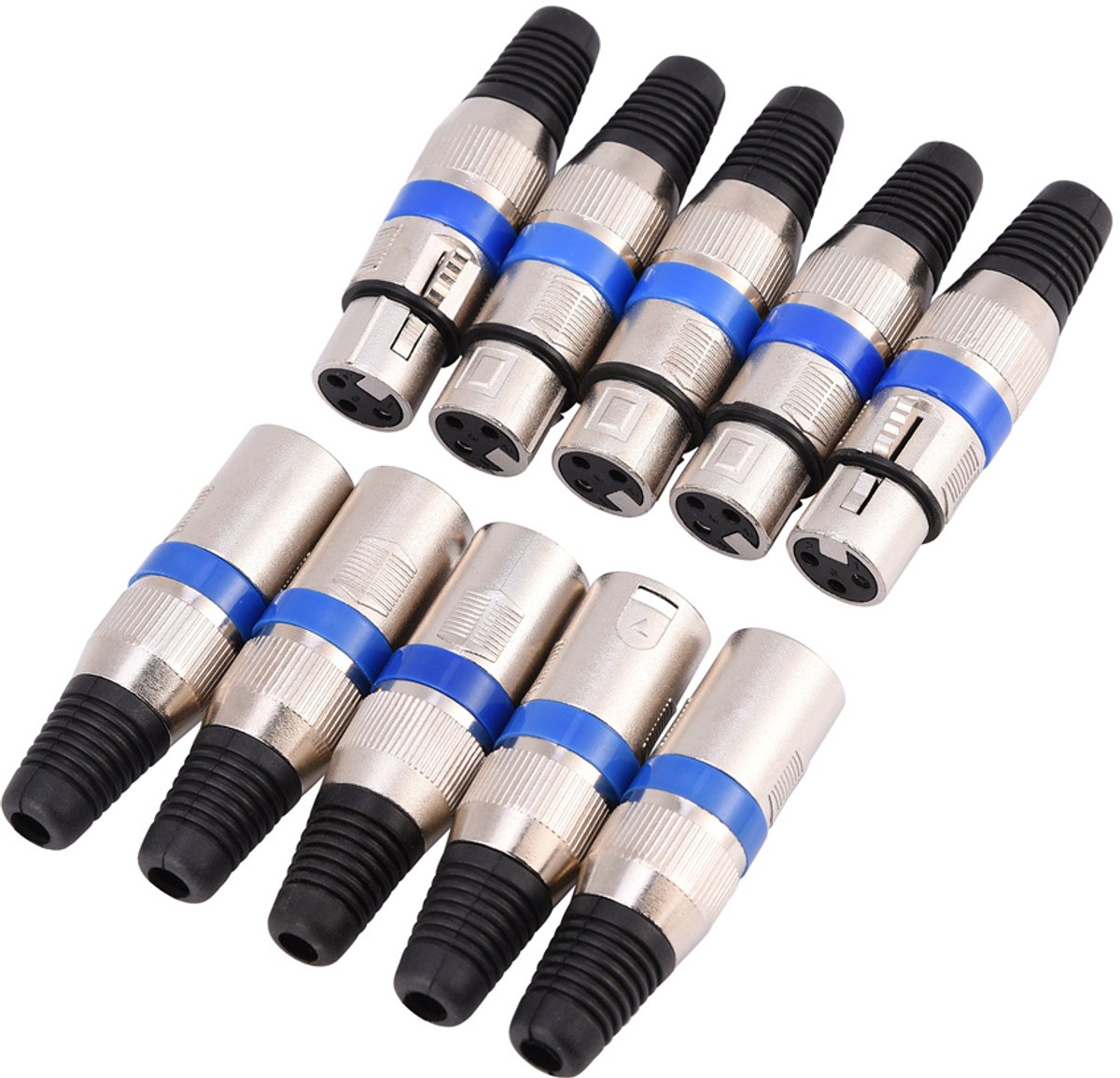 Creatorally 5 paren XLR Kabel - 3 pins XLR microfoon audio connector - Mannelijk naar Vrouwelijk - Microfoon kabel