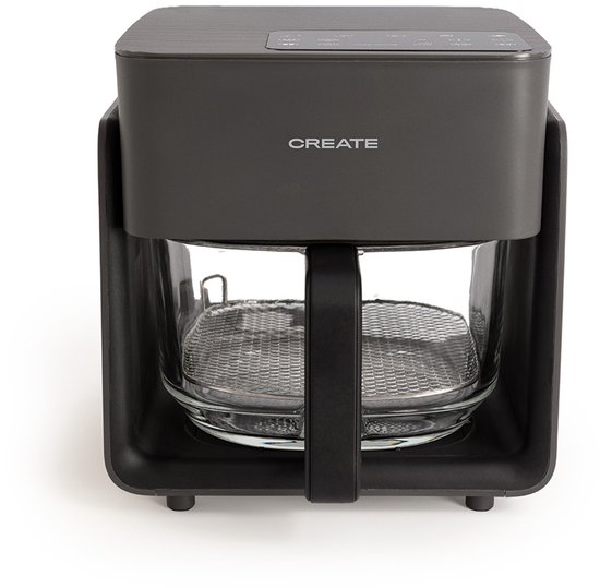 CREATE Glazen Airfryer 4,2L 1300W Zwart - CREATE - €109,95