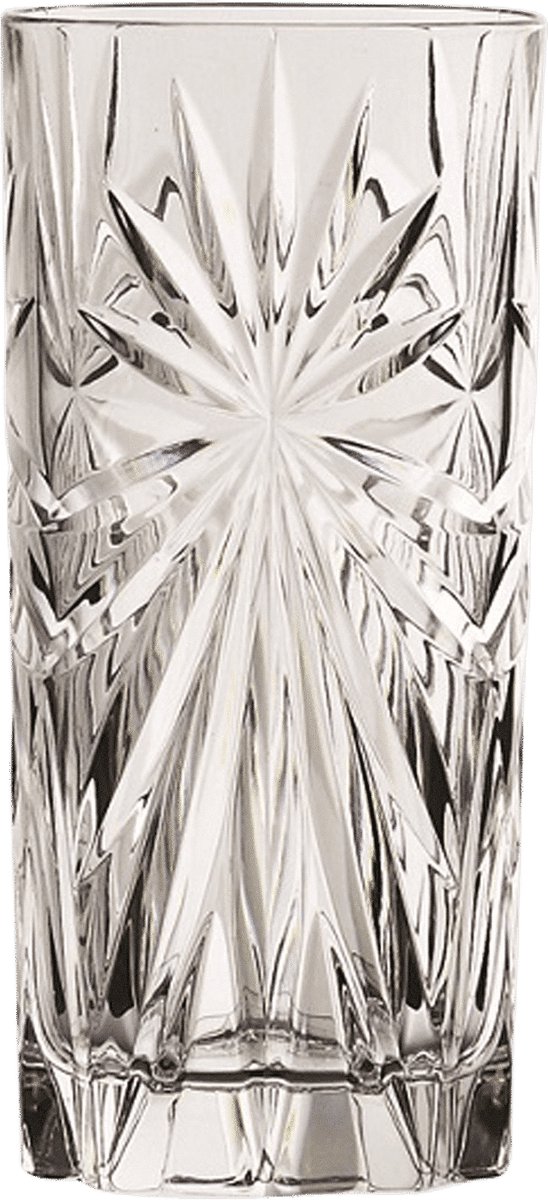 RCR Italia - Longdrinkglazen - Oasis 36 cl (set van 6) - Luxion Crystall Glass