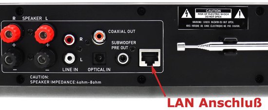 Soundmaster ICD4350SW - Stereo HiFi muziekcenter met internetradio, DAB+, CD/MP3, USB en Bluetooth — afbeelding 4