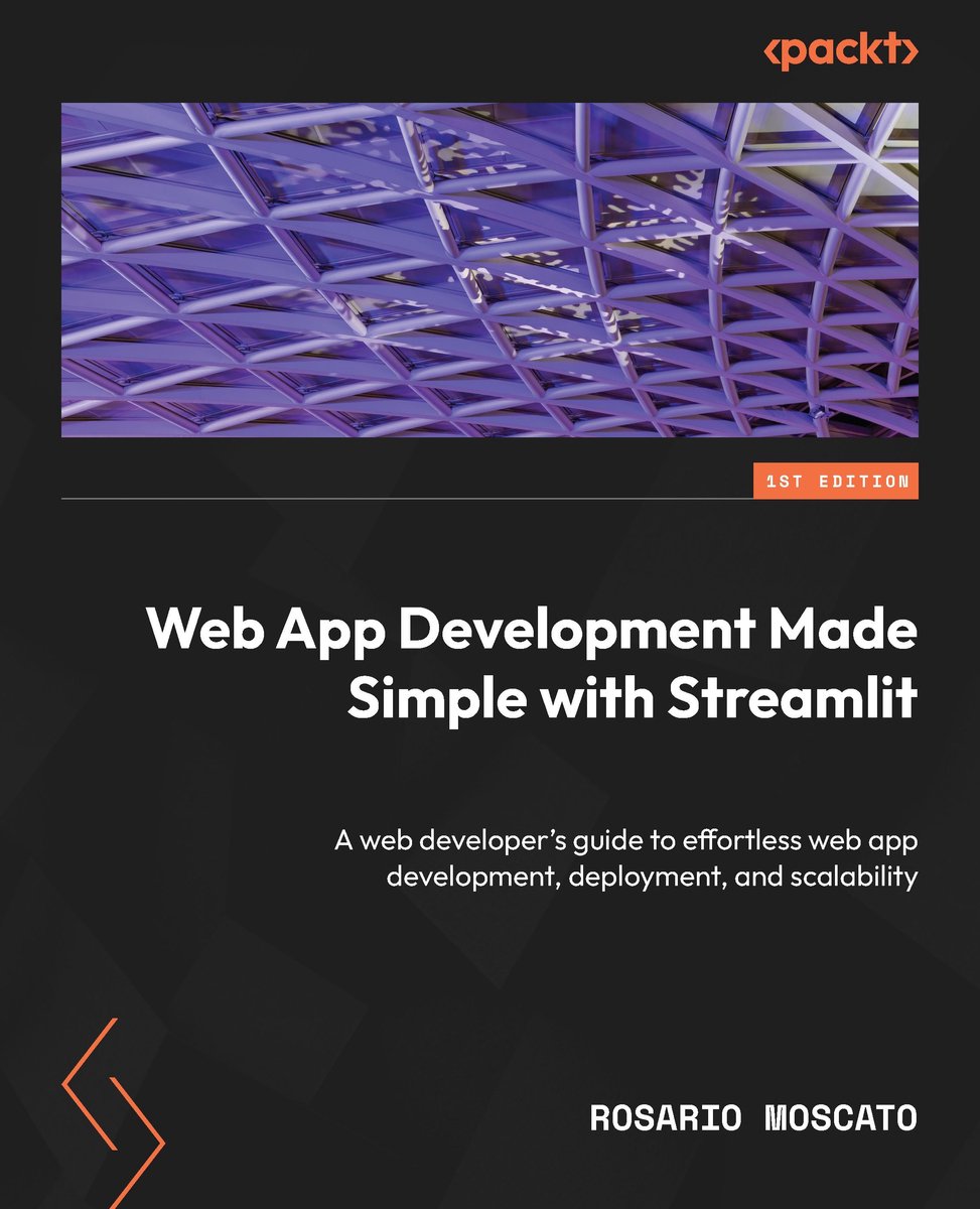 Omslag van Web App Development Made Simple with Streamlit