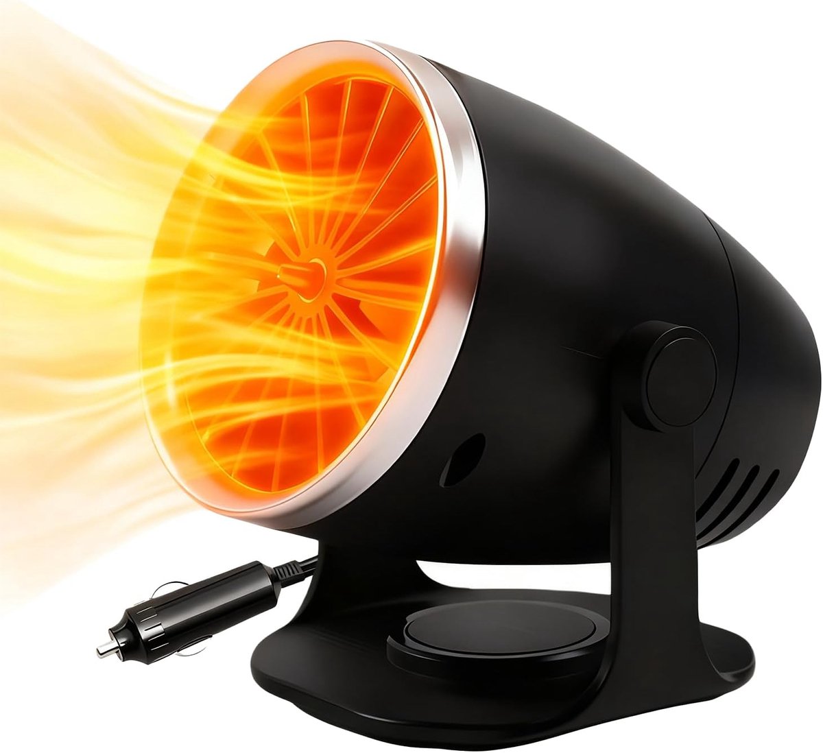 Auto-ventilatorkachel, eleoptioneel, 150 W, 30 seconden, 3-traps verwarming, draagbare staande kachel, snel vorsten en verwarmen van de ruiten, 12 VDC