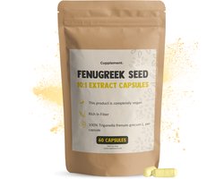 Cupplement Fenugreek Seed 500 mg 60 capsules - Fenegriek - Hormoonbalans