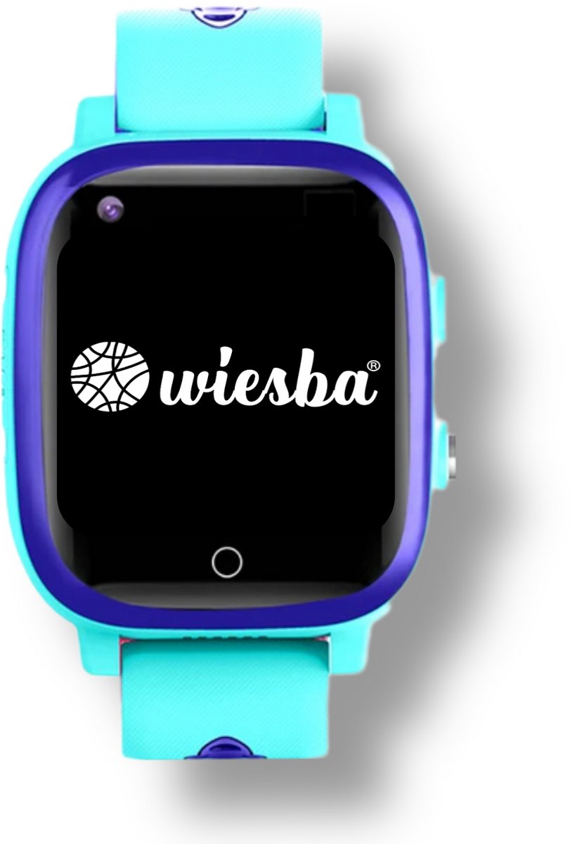 Wiesba WB15 - smartwatch kinderen - gps horloge kind - kinderhorloge bellen - gps tracker kinderhorloge - kinderhorloge met gps - kinderhorloge - Blauw
