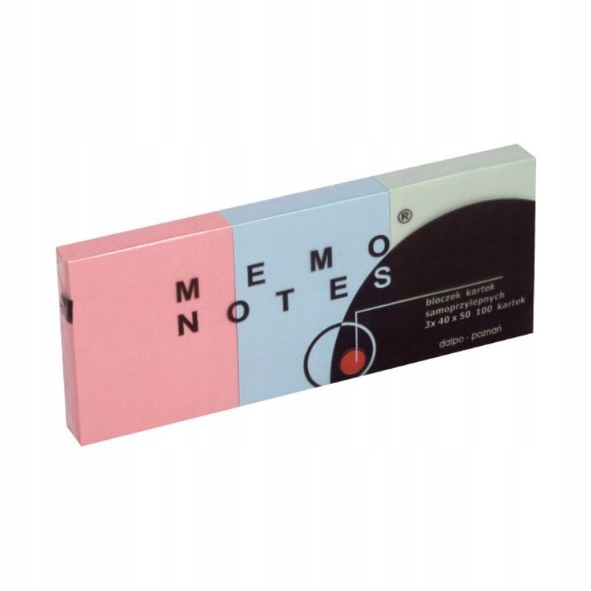 Dalpo Memo Blokjes Zelfklevend 40x50mm 3x100 Vel Mix Kleuren