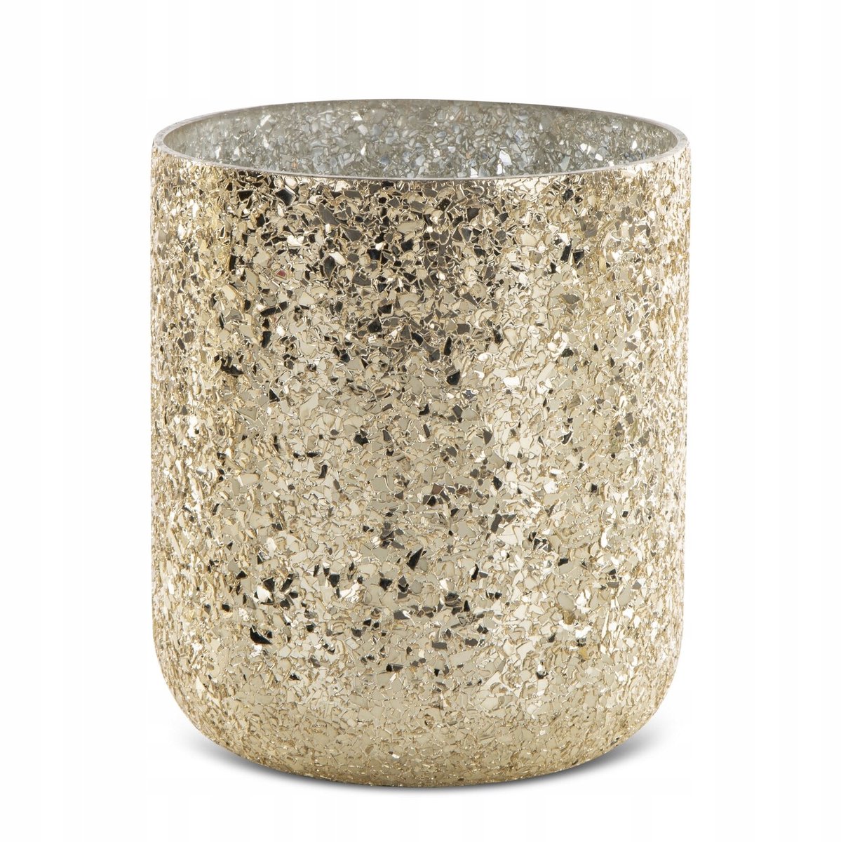 Melia Decoratieve Pot Goud 20 cm Glas