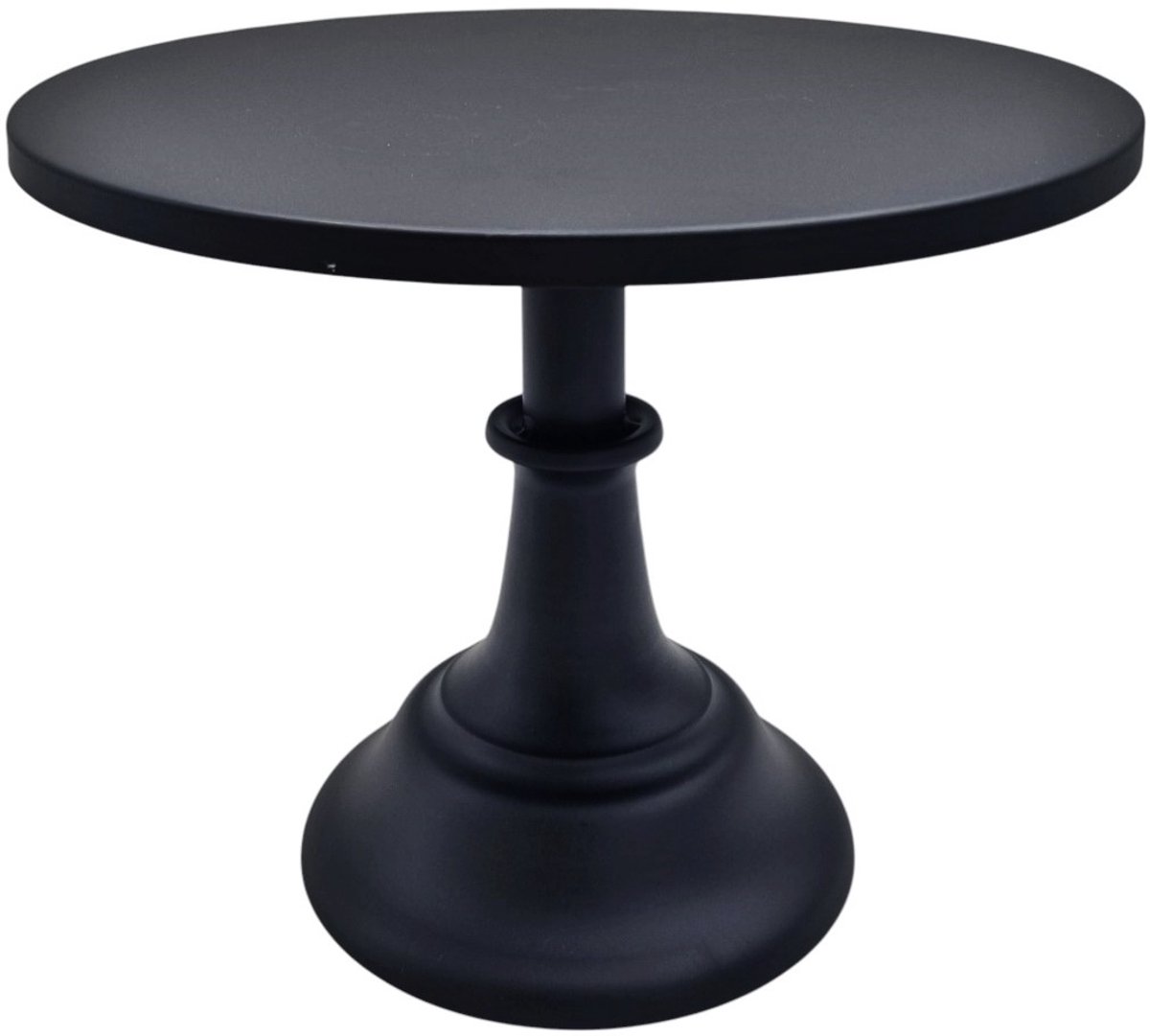 Zwart metalen dienblad ⌀25cm - Elegant en functioneel