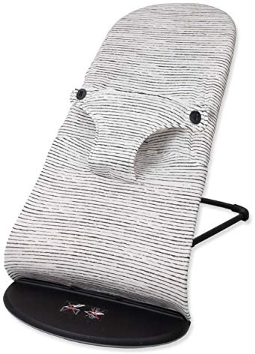 Beschermhoes voor Babybjörn Balance - Babyline BORAGRIS Soft & Bliss (strepen jersey)