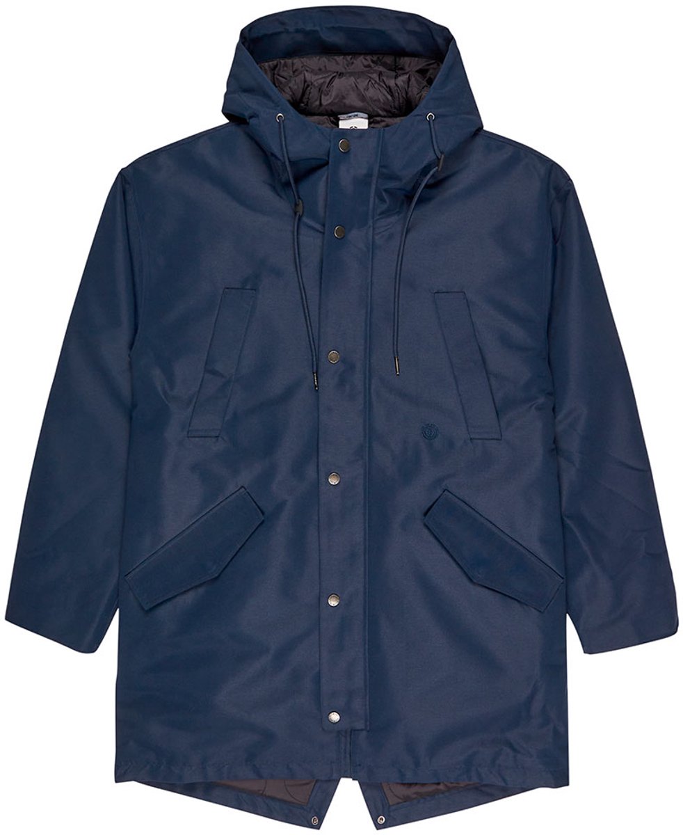 Element Fishtail Parka Man Marineblauw