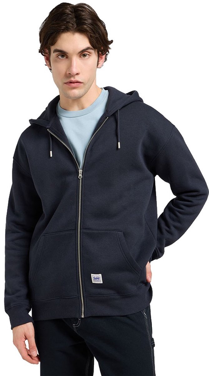 Lee 112372339 Sweatshirt Met Rits S Man Marineblauw