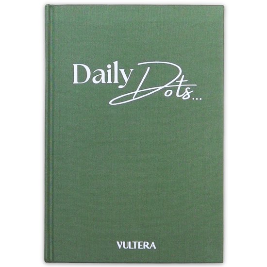 Vultera Daily Dots - Bullet Journal - Dagboek - A5 - Groen