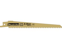 Makita B-05175 BIM Reciprozaagblad - 152 x 1,25 x 6TPI - Hout / Metaal (5st)