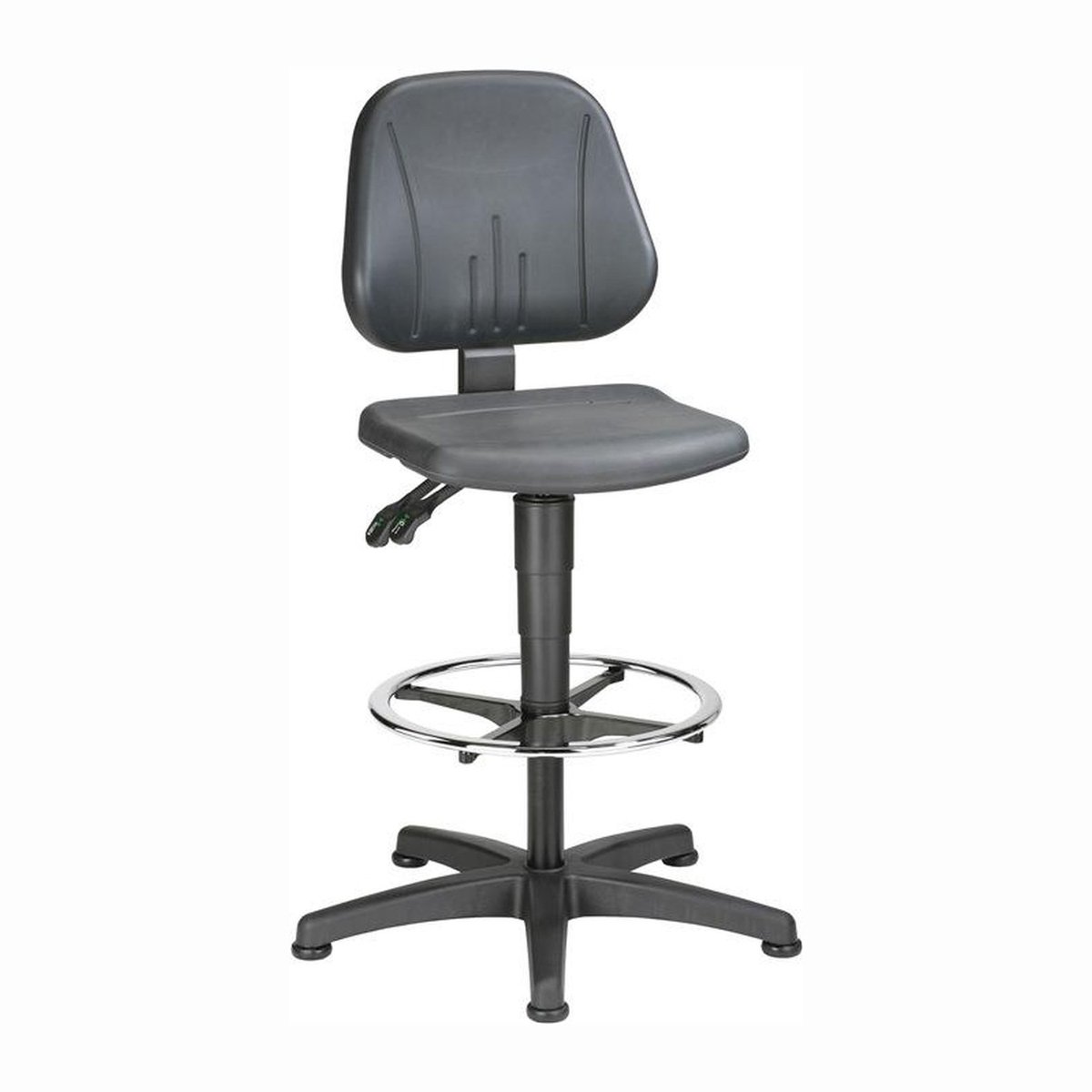 interstuhl industriële draaistoel Unitec vloerglijders + voetring...