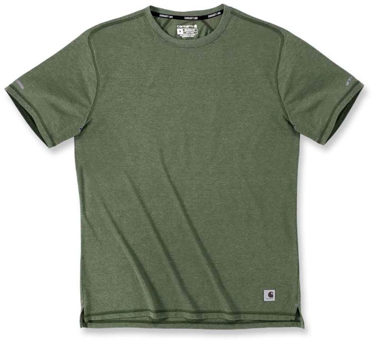 Carhartt Tk5858 Relaxed Fit T-shirt Met Korte Mouwen M Man Chive Heather