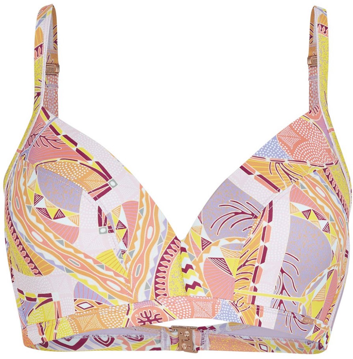 O´neill Panama Bikinitop Veelkleurig 40 B Vrouw Geel