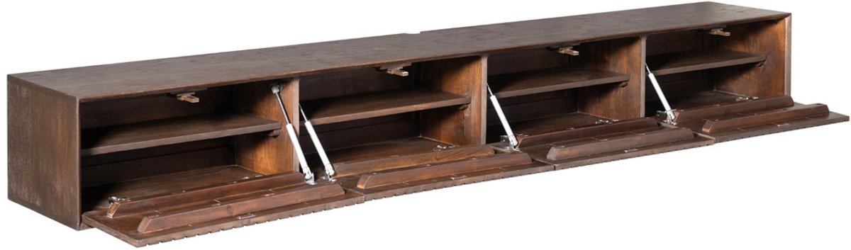 StarFurn Tv-meubel Madison - Zwevend Bruin Hout - 200x35x30cm
