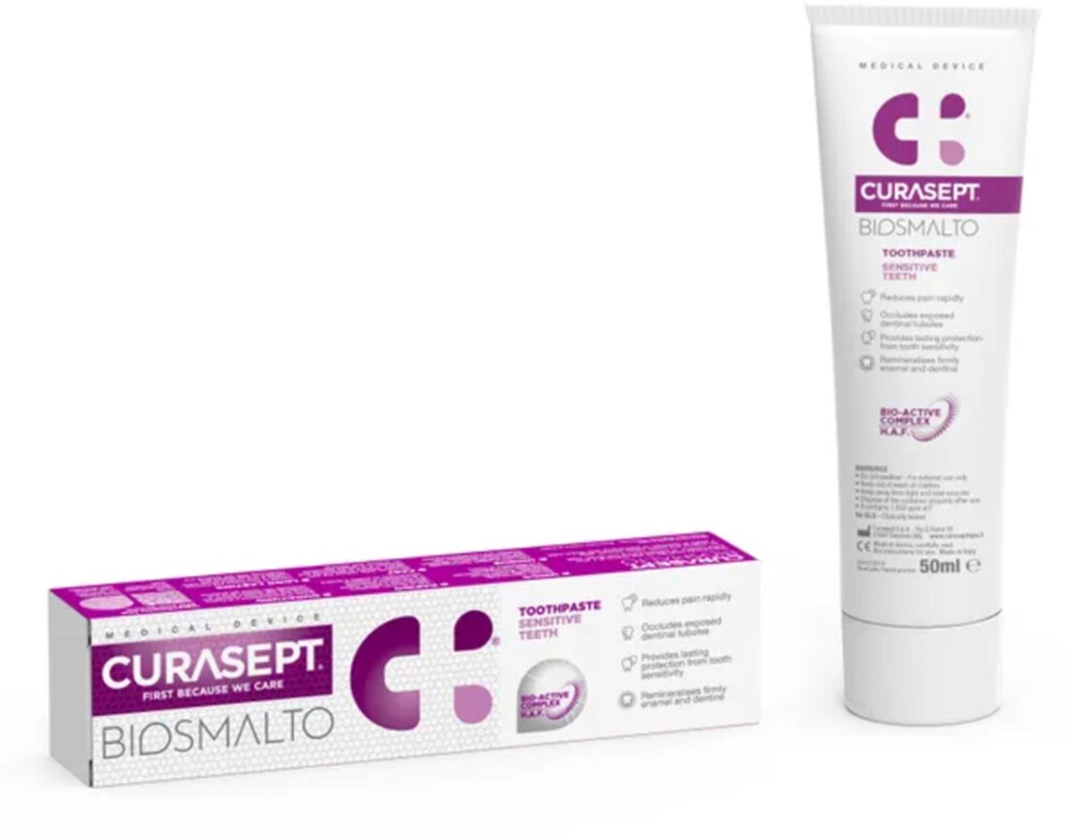 Curasept Tandpasta Biosmalto Gevoelige Tanden - 75 ml