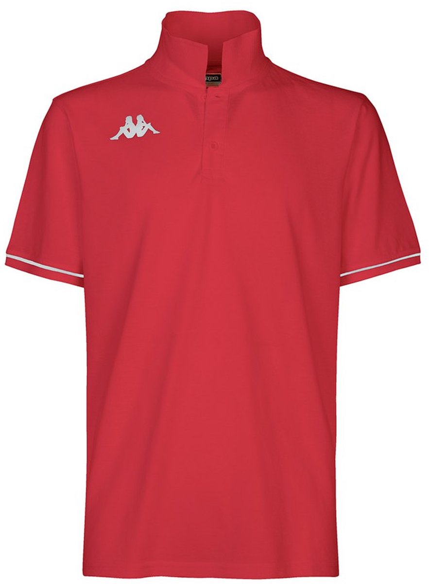 Kappa Barli Korte Mouw Poloshirt L Man Rood