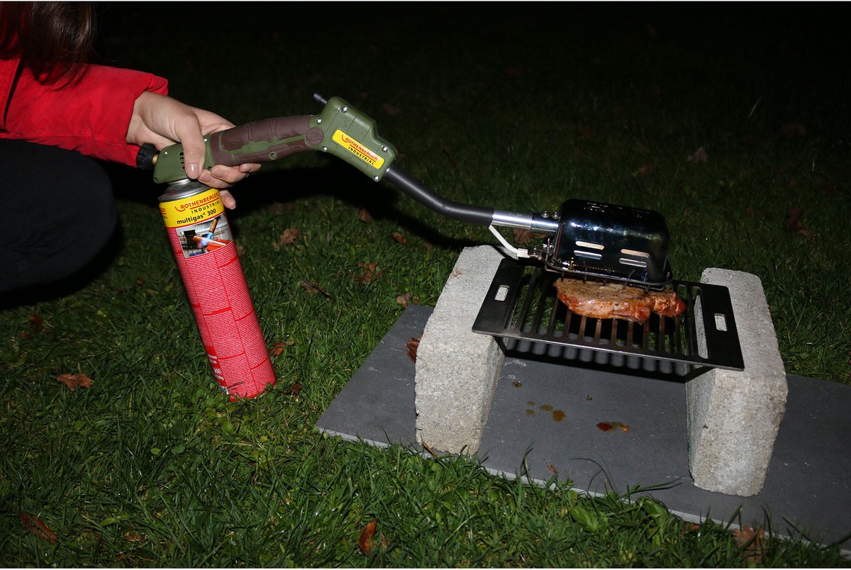 ROTHENBERGER Industriele Handy Braadpan met piëzo-ontsteking incl...