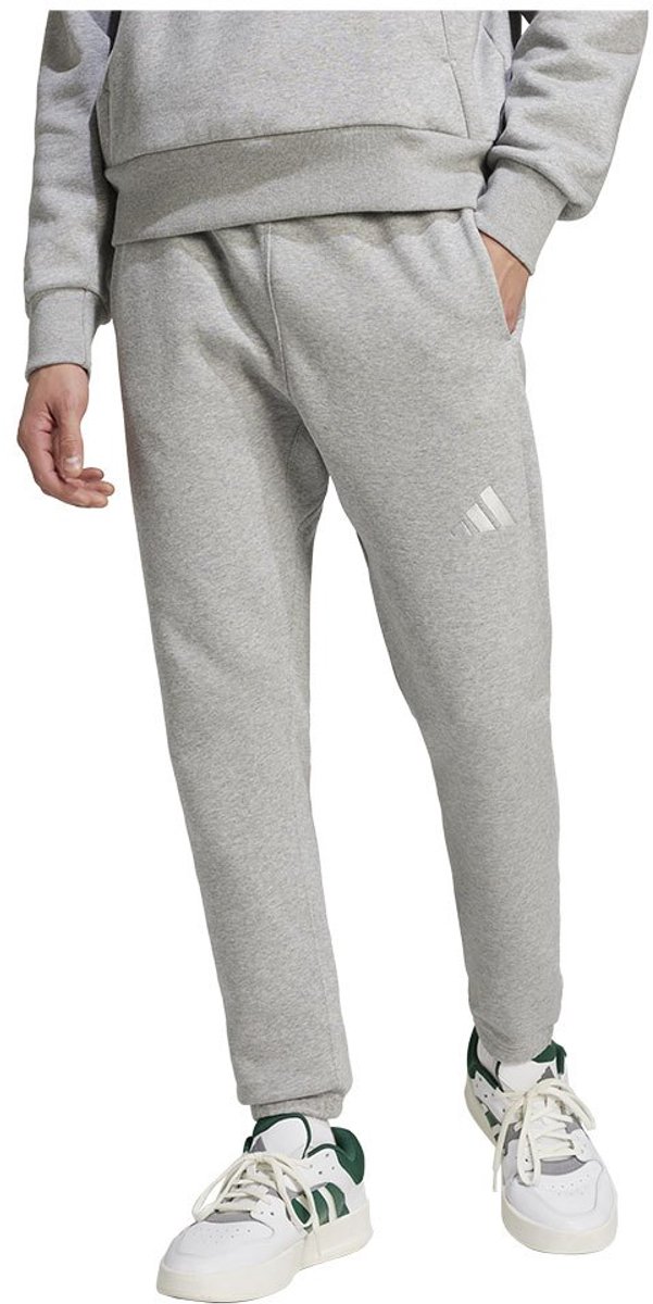 Adidas All Szn Fleece Regular Tapered Broek M Regular Man Grijs