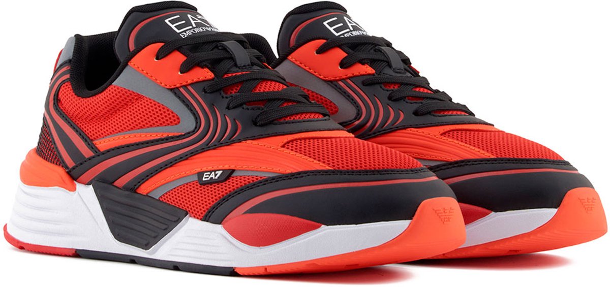 Ea7 Emporio Armani Ace Runner Pop Schoenen Rood EU 46 2/3