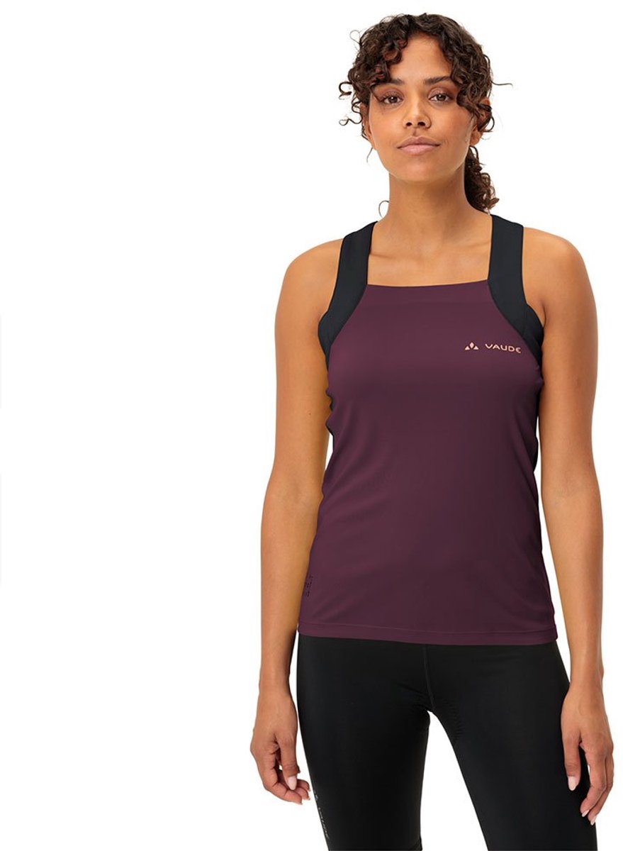 Vaude Bike Matera Mouwloos T-shirt Vrouw Cassis Uni