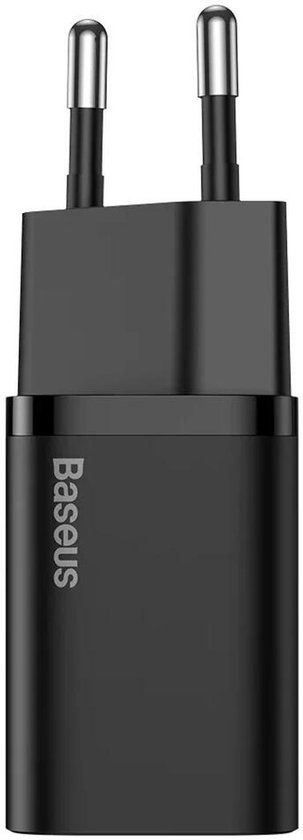 Chargeur Baseus Super Si USB C noir - charge rapide 25W