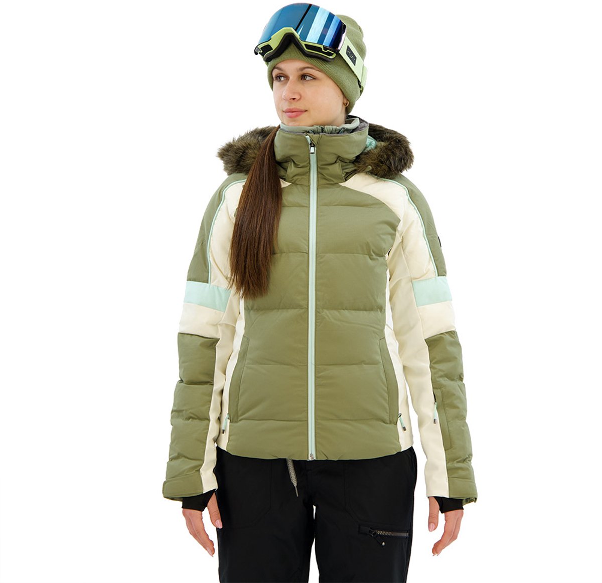 Roxy Blizzard Jas Groen L Vrouw