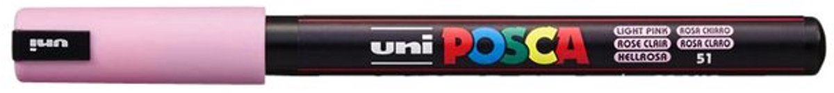 Paintmarker uni posca pc1mr ef lichtroze | 6 stuks