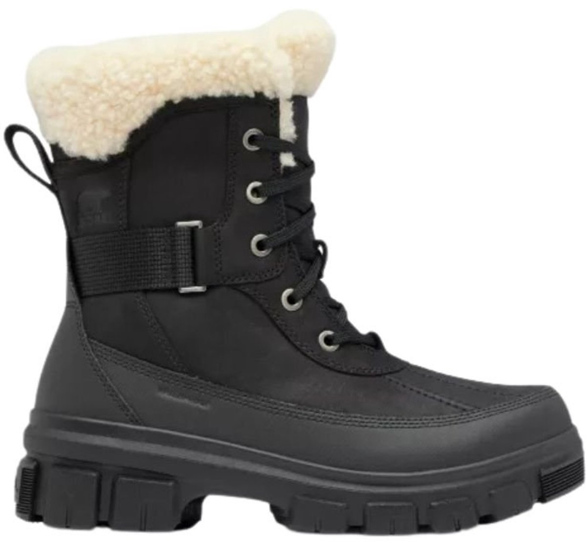 Sorel TORINO™ V PARC WP Dames Snowboots Sea Salt Zwart