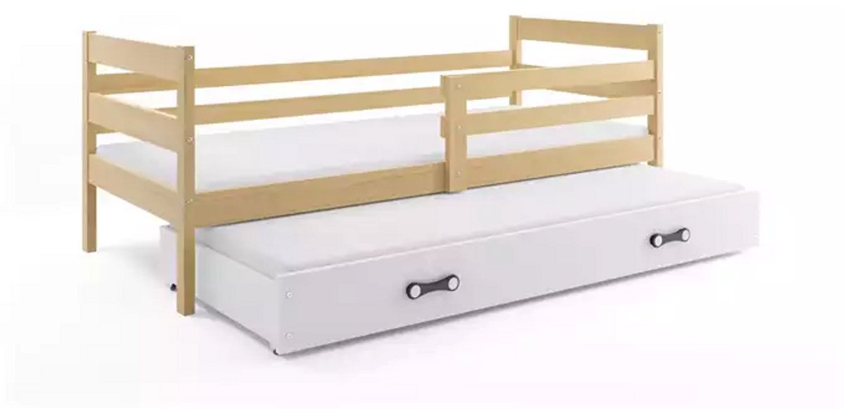BMS - Pull-Out Jeugd Bed - 90x200 - Pine/White