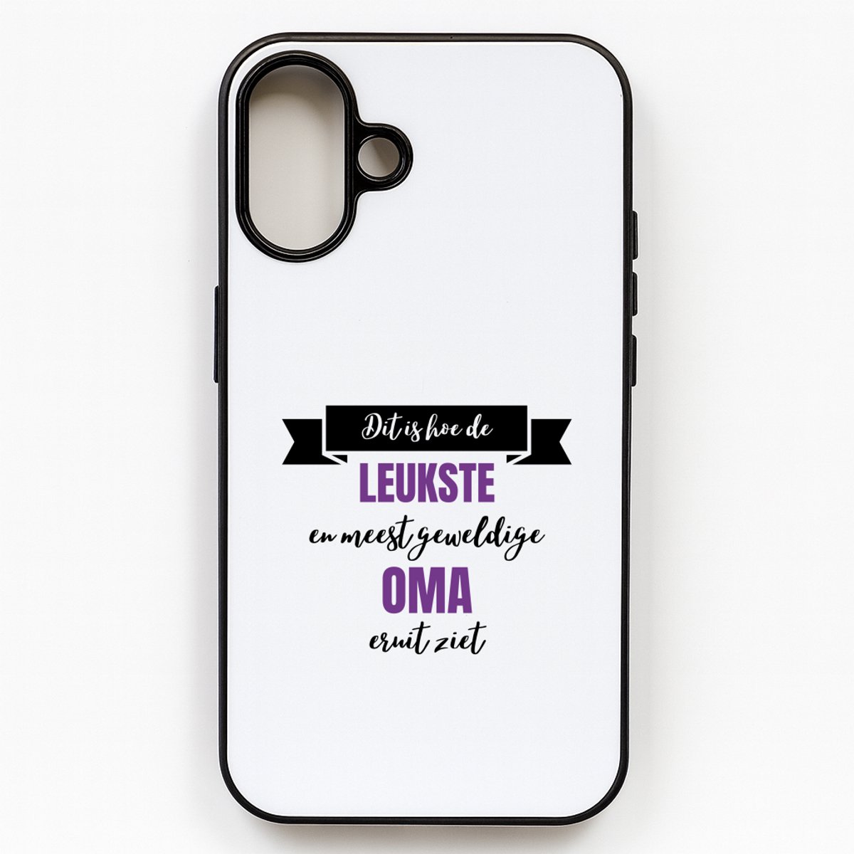 Hacebo® - Meest geweldige oma telefoonhoesje - Oma - beste oma - telefoonhoesjes - verjaardagscadeau - cadeau voor oma - kado - hoesje geschikt voor iPhone 16