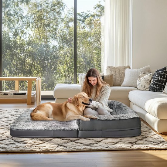 Pawk Hundebet Grote honden, XL hondenkussen, wasbaar, wollig