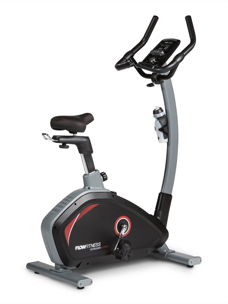 Flow Fitness Turner DHT2000i Hometrainer - 32 Trainingsniveaus - Hartslagfunctie