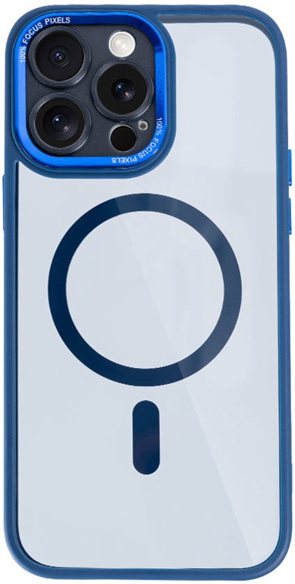 Rixus Classic 04 Case With MagSafe For iPhone 12 Pro Dark Blue