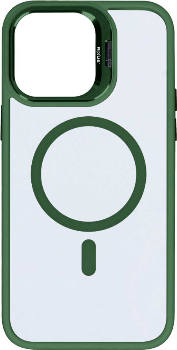 Rixus Classic 03 Case With MagSafe For Apple iPhone 13 Dark Green