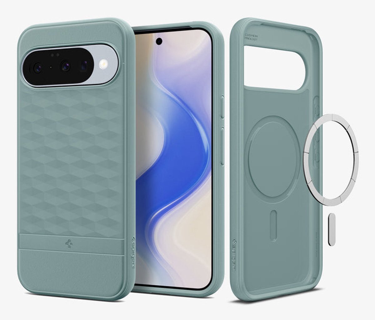 Spigen ACS09709 mobiele telefoon behuizingen 16 cm (6.3") Hoes Groen