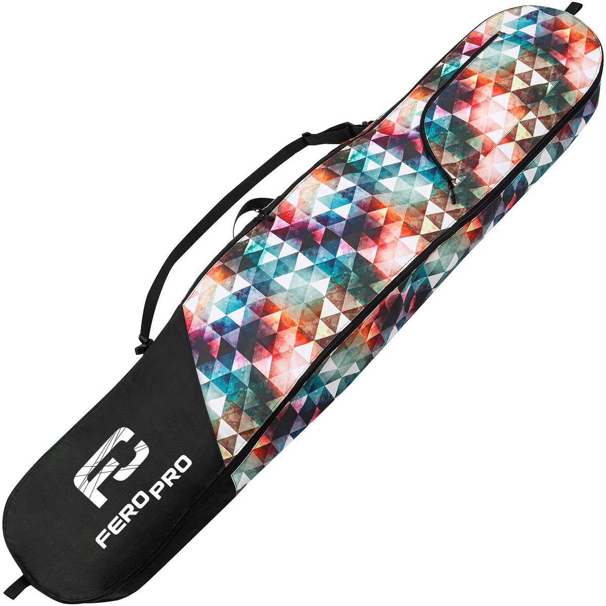 FEROCITY - Snowboardhoes PREMIUM 170 cm - Waterdicht polyester - Draaggreep - Bescherm je winteruitrusting - Driehoeken