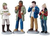 Lemax - Food Truck Patrons - Set van 4